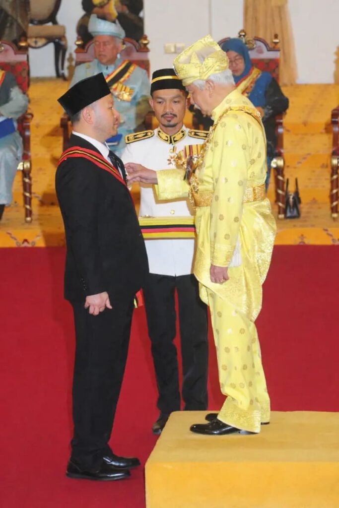 Dato Kent Woo Chee Keen conferred Sultan